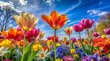 Witness a stunning time-lapse of flowers blossoming, capturing the enchanting beauty of spring. Experience nature’s