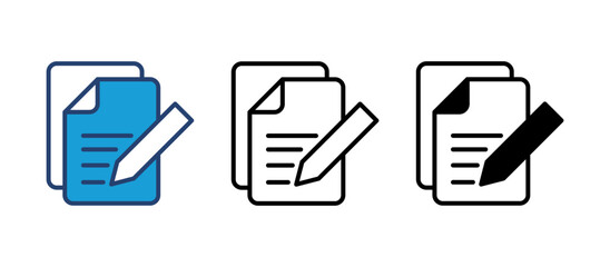 Note icon vector. notepad icon vector