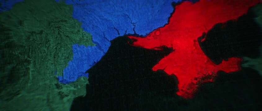 Crimea ukraine digital war map 2023 hud display UI