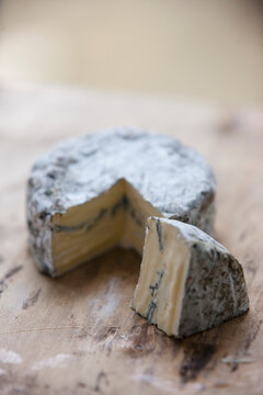 Cheese truckle and wedge
