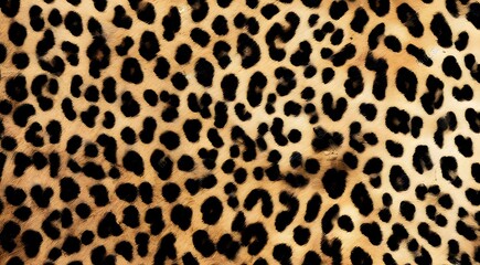Fototapeta premium leopard print cat fur pattern brown background modern design