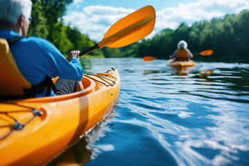 Kayaking on a Sunny Day