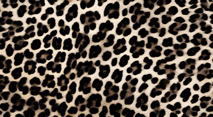 Fototapeta premium leopard texture real cat hair gray background