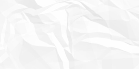 White crumpled paper texture . White wrinkled paper texture. White paper texture . White crumpled and top view textures can be used for background of text or any contents .