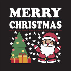 Christmas typography vectors illustration t-shirt design