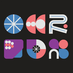 Illustration Of a Set of Icons