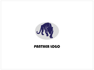 The panther logo design, vector ,emblem icon and illustration .