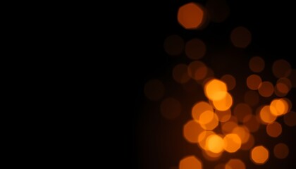 Subtle Grainy Dark Background with Light Leaks and Floating Bokeh for Cinematic Aesthetic