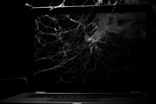 Broken glass craked on black background ,hi resolution photo art abstract texture object design
