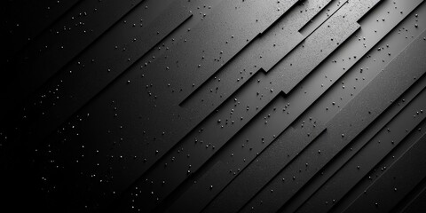 Black Abstract Background with Diagonal Lines