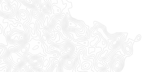 Black and white lines seamless Topographic map patterns, topography line map. Vintage outdoors style. The stylized height of the topographic map contour in lines and contours isolated on transparent.