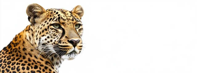 Obraz premium Majestic Leopard on the Prowl in the Wild African Wilderness