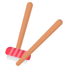 sushi flat vector icon