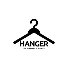 Hanger of fashion logo design vector