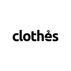 Hanger or Fashion text Logo design vector