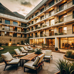 building in the city