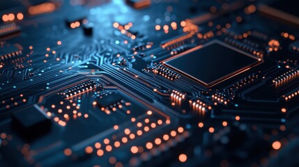 The Circuit Board with Glow