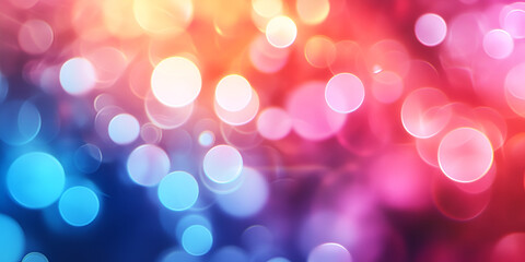 Fototapeta premium Soft Pink and Gold Bokeh Lights Abstract Background