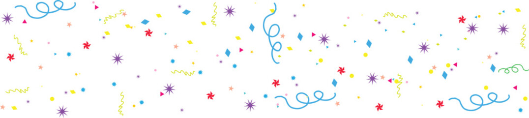 Confetti eps Vector Isolated on white background, Multi-colored tinsel, confetti fall from the sky on a transparent background. Multicolored confetti png. holiday, birthday, holiday, birthday.