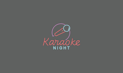 Bar and nightclub logo design vector template