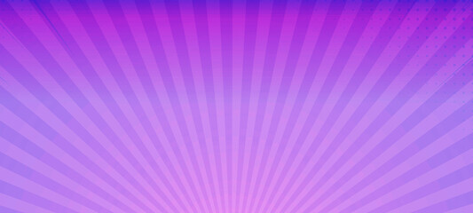 Purpel sun burst pattern widescreen background with blank space for Your text or image, usable for social media, story, banner, poster, Ads, events, party, celebration, and various design works