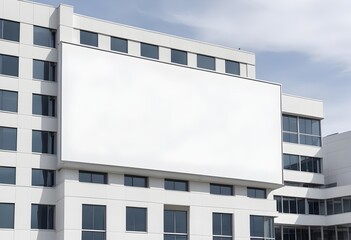 Blank Billboard Mockup on Street	
