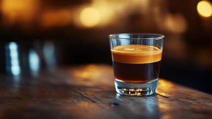 The Espresso Glass on Table
