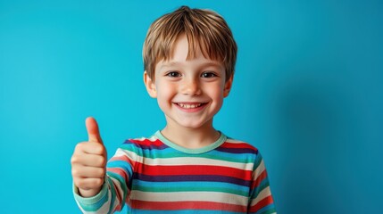 The Boy Giving Thumbs-Up