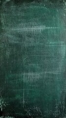 Fototapeta premium Green Chalkboard Background with Chalk Texture