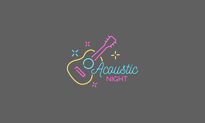 Bar and nightclub logo design vector template