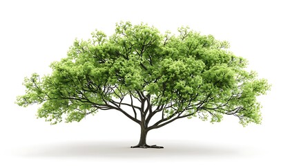Obraz premium Tree isolated on white background