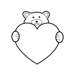 aesthetic heart sketch, a unique doodle for romantic design