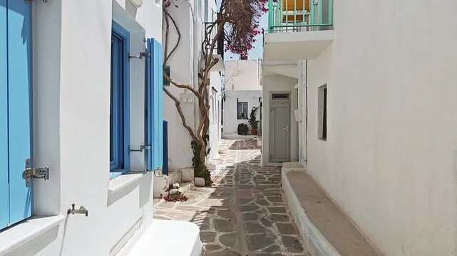 The center of Parikia is simply spectacular