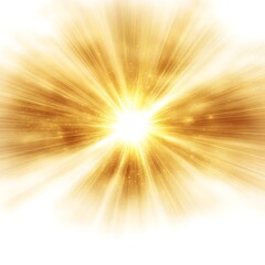 Obraz premium Golden Abstract Background With Sunburst