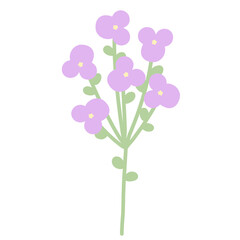 Cute flower illustration