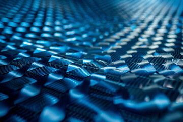 Fondo textura metálica azul.
