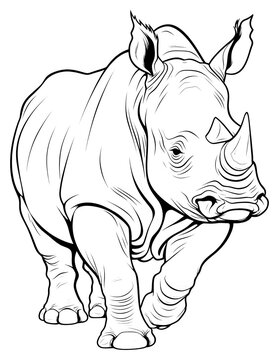 recommend clip art: PNG Safari rhino wildlife drawing animal.