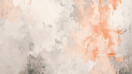 Obraz premium Soft and neutral tones blend beautifully in this abstract texture, featuring peach and light gray hues that create calming atmosphere. Perfect for modern decor
