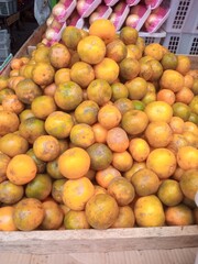 oranges in the market