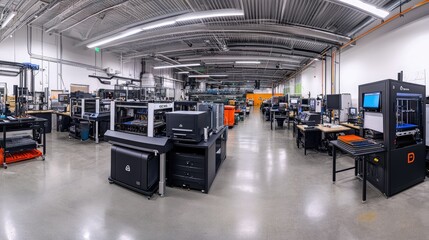 Modern Manufacturing Facility Interior Photo