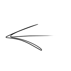 Hand Drawn Marker Sketch Arrow 