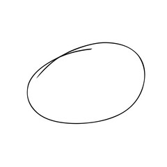 Hand Drawn Oval Circle 
