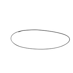 Hand Drawn Oval Circle 