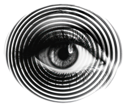 PNG Doppler Effect spiral black white.