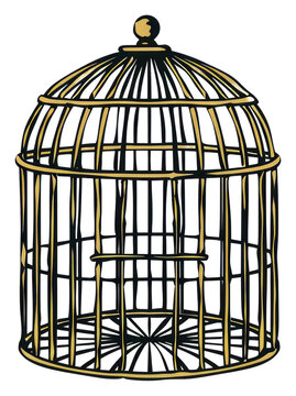 recommend clip art: PNG Bird cage.
