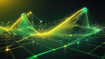 abstract background with glowing lines