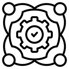 Team Collaboration Icon Element For Design