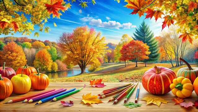 Fun and Creative Kids Coloring Pages Featuring Autumn Themes and Seasonal Fall Elements for Enjoyment