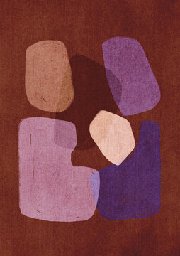 Abstract background simple shapes