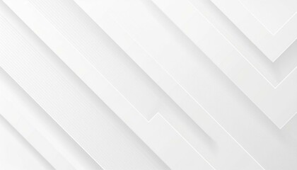 Fototapeta premium White abstract vector long minimal banner. Light neutral background with arrows and copy space for text. Facebook cover, social media header, web banner. Black Wavy Lines Isolated on White Background